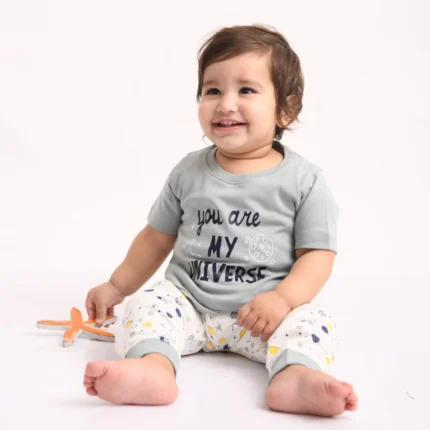 You're My Universe Cotton Pyjama Set